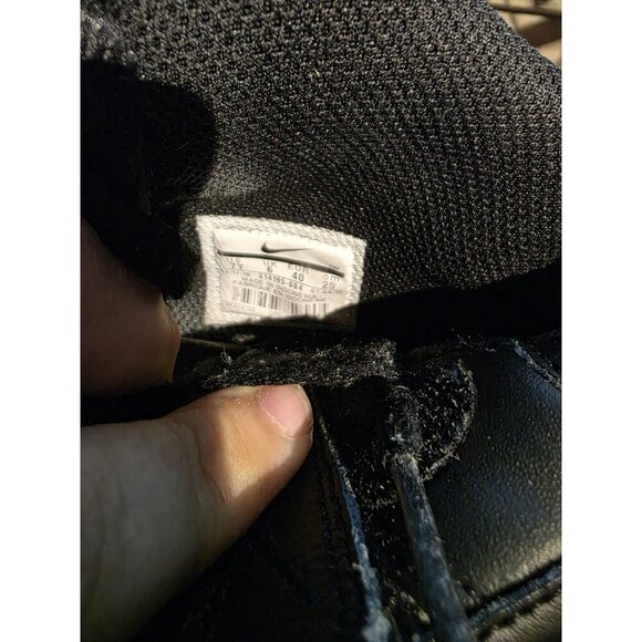 NIKE Air Force 1 Mid '07 Triple Black Women's Size 8.5 314195-004 Unisex GS 7Y - Picture 9 of 9